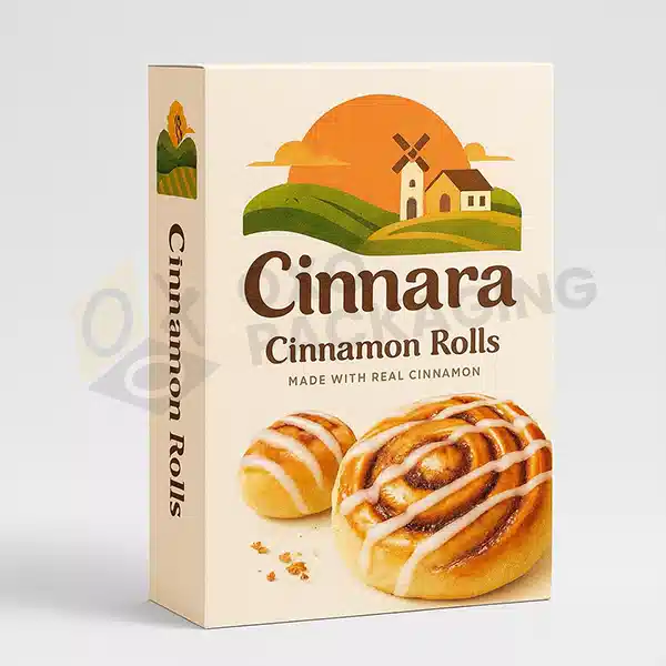 Cinnamon Roll Packaging
