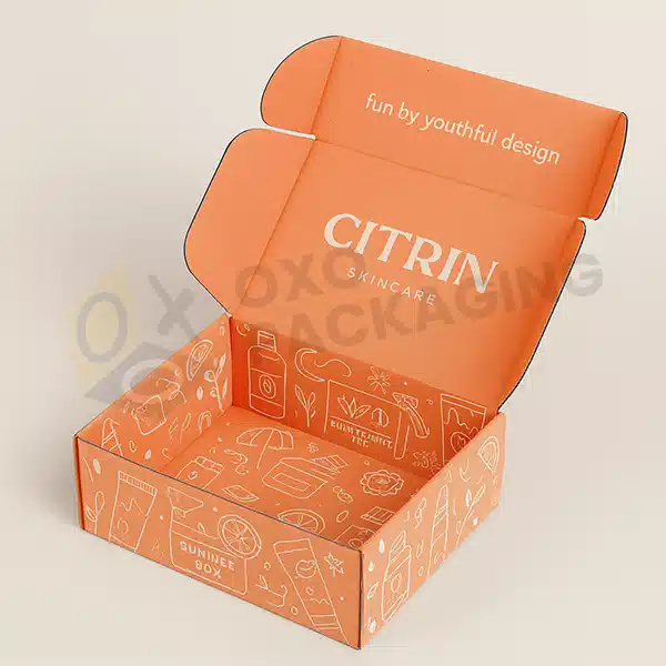 Orange Mailer Boxes